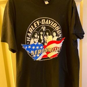 Harley Davison limited edition Aerosmith collection T-shirt